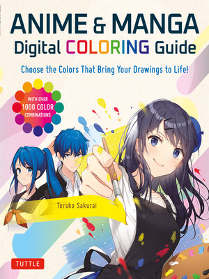 cover image of Anime & Manga Digital Coloring Guide